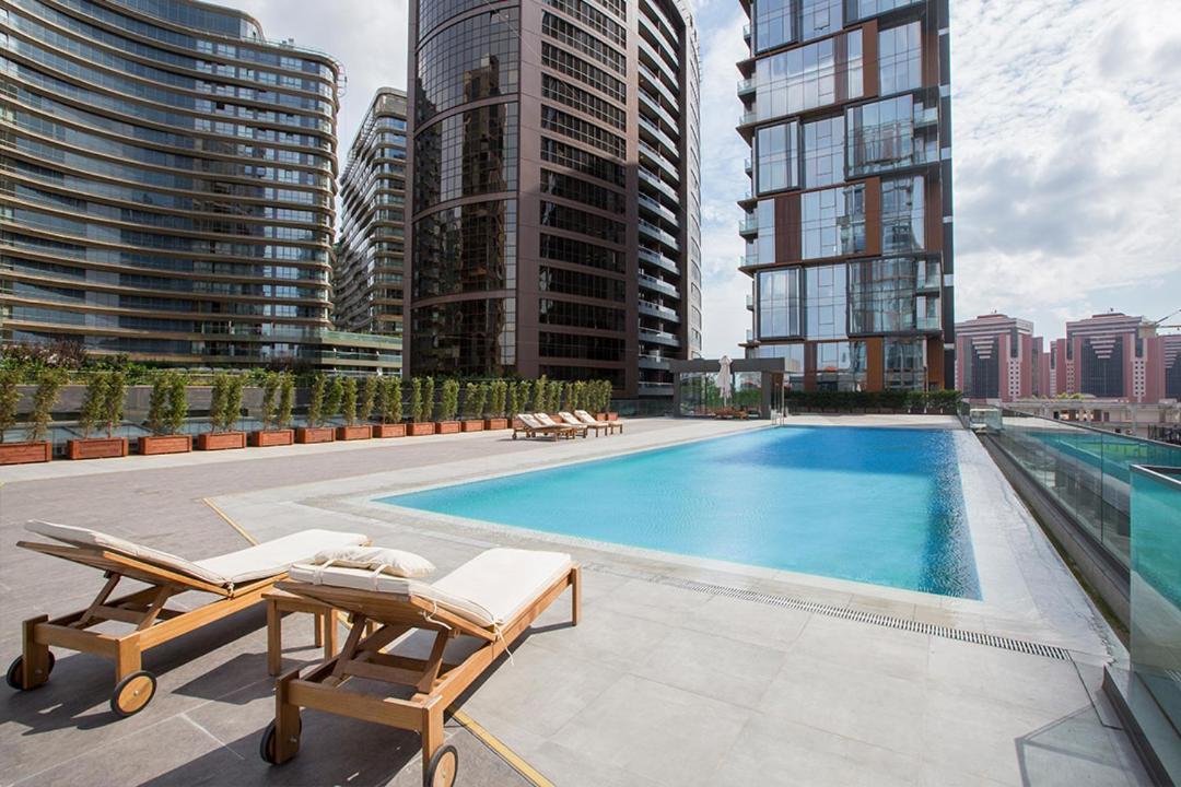 Residence Retro9 B-Blok Ataköy Apart 2 Rooms WIFI Pool İstanbul Dış mekan fotoğraf